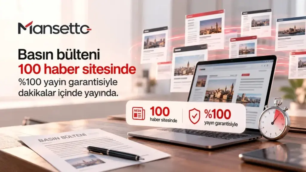 Yüzde yüz yayın garantisi sunan yeni bülten servisinden 100 haber sitesine eş zamanlı dağıtım