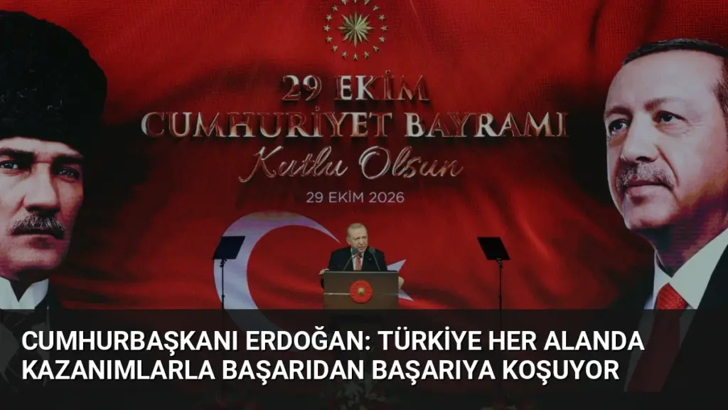 Cumhurbaşkanı Erdoğan: Türkiye her alanda kazanımlarla başarıdan başarıya koşuyor