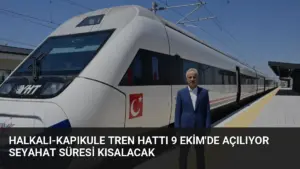 Halkalı-Kapıkule Tren Hattı 9 Ekim’de Açılıyor Seyahat Süresi Kısalacak