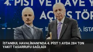 İstanbul Havalimanı’nda 4. Pist 1 Ayda 284 Ton Yakıt Tasarrufu Sağladı