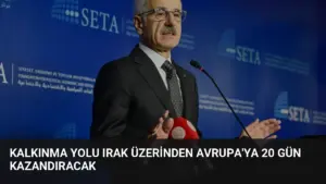 Kalkınma Yolu Irak Üzerinden Avrupa’ya 20 Gün Kazandıracak