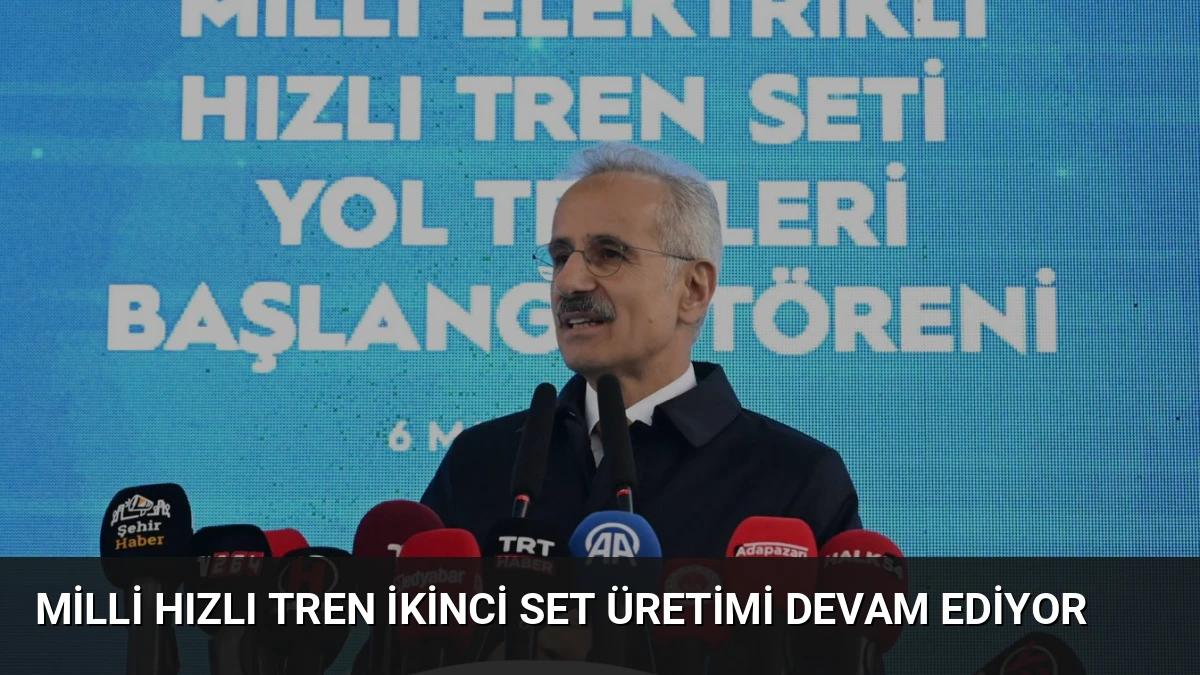 Milli Hızlı Tren İkinci Set Üretimi Devam Ediyor