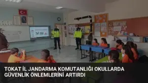 Tokat İl Jandarma Komutanlığı Okullarda Güvenlik Önlemlerini Artırdı